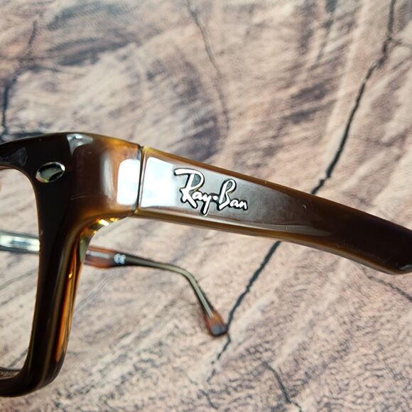 Ray Ban RB5150 2019 Brown Rectangle Eyeglasses Frames 50-19 135 - Picture 7 of 12
